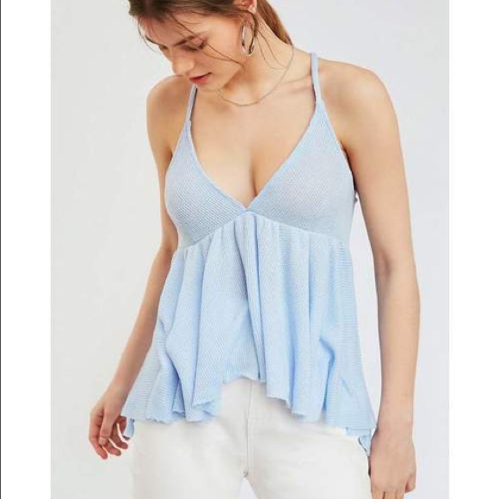 UO LOLA Babydoll Thermal Tank